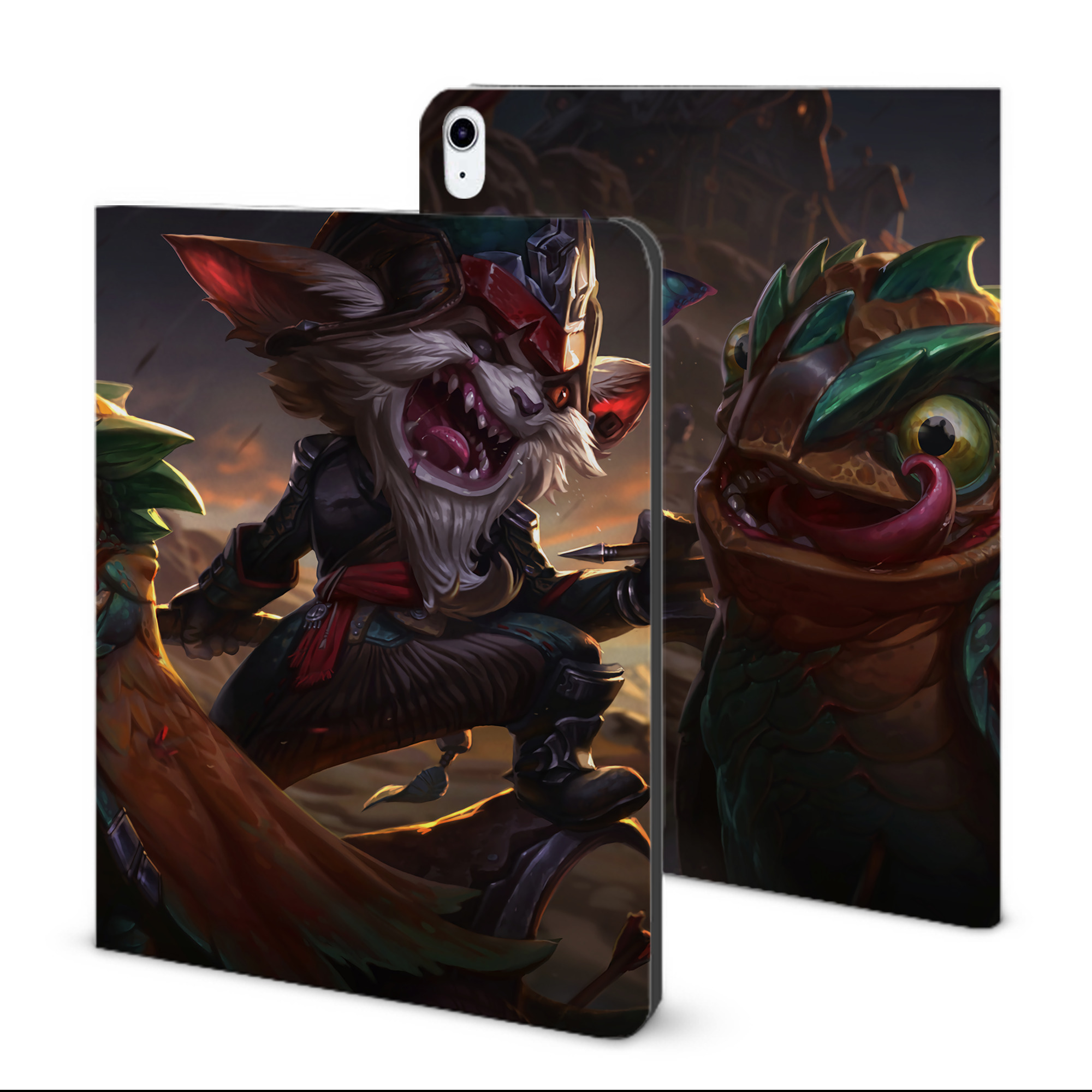 （画像用） リーグ・オブ・レジェンド League of Legends LOL IPad ケース ブック型 PUレザー TPU 耐衝撃 軽量 薄型 ペン収納なし 全面保護 IPad 各モデル対応